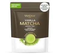 VAHDAM, Thé Vert Matcha À La Vanille (100g, 100+ Tasses) Poudre De Matcha Japonaise À La Vanille Naturelle | Préparez Un Délicieux Matcha Latte À La Vanille