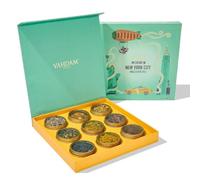 VAHDAM, Coffret Thé Weekend À New York - Coffret Cadeau De Thé | Assortiment De 9 Thés - Thé Vert, Thé Noir Et Tisanes | Sans Gluten, Sans OGM | Édition Voyage Thé Coffret Cadeau Pour Femme & Homme