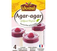 Vahiné Agar-Agar Gélifiant Végétal par 4 Sachets de 2g (lot de 3 soit 12 sachets)