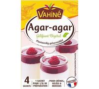 VAHINE - Agent Gélifiant Naturel Agar-Agar, Texture Ferme Et Légère Pour Desserts Maison, 4 x 2g - Lot De 3