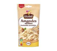 VAHINÉ - Amandes Éffilées, Gourmandes et Naturelles 125G - Lot De 3