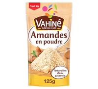 VAHINE - Amandes en Poudre 100% Amandes - Poudre Très Fine - le sachet de 125 g - Le Lot De 5