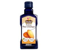 VAHINE - Arôme Naturel Fleur d'Oranger, Parfum Subtil pour Gâteaux et Desserts (Flacon 200 ml) - Le lot de 4