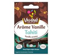 VAHINE Arôme Vanille de Tahiti aux Notes Fruitées et Florales, Sirop d'Agave du Mexique, Fabriqué en France, 20 ml - Lot de 3