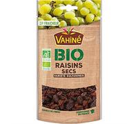 VAHINÉ - BIO Raisins Secs Bio Sultanines 200G | Snack Sain et Naturel | Produit Biologique | Idéal pour un Mode de Vie Sain et Équilibré | Sans Addit - Lot De 4 - Vendu Par Lot
