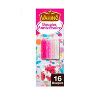 VAHINE bougie anniversaire multicolore