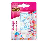 VAHINE | Bougie Chiffre 5 | Lot De (3) | livraison offerte