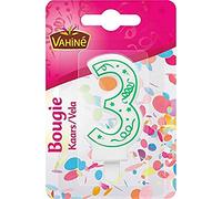 Vahine bougie chiffre adulte n?3