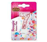VAHINE | Bougie Chiffre Sept Blister | Lot De (3) | livraison offerte
