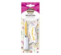 VAHINE - Bougie Musicale Colorée aux Teintes Variées, Ambiance Festive et Joyeuse - Le lot de 3