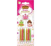 VAHINE - Bougies d'Anniversaire Princesse 28 g (15 bougies)