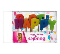 VAHINÉ - Bougies Happy Birthday - le Lot De 4