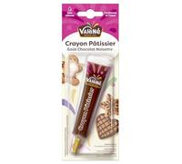 VAHINE - Crayon Gourmand Chocolat Noisette pour Décorer et Sublimer Vos Douceurs (Tube 23g) - Le Lot De 4