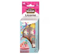 VAHINE - Décors de confiserie Licornes | Ajoutez une touche savoureuse et colorée à vos desserts | Idéal pour gâteaux et pâtisseries | la boite de 8g | LOT DE 4