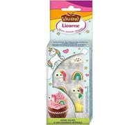 VAHINE - Décors De Confiserie Licornes, Boîte De 8g - Lot De 4