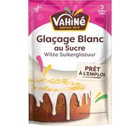 VAHINÉ - Fondant Blanc, Préparation Fondante Pour Glaçage De Pâtisserie, 120g - Lot De 3