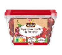 VAHINE - Fruits Confits Bigarreaux Gourmands, Texture Fondante et Saveur Intense (Boîte 150 g) - Lot de 3 - vendu par Lot