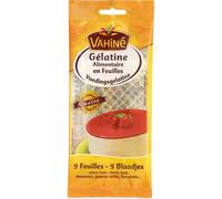 VAHINE Gélatine alimentaire en feuilles 9x17g