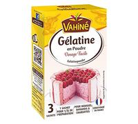 Vahiné Gélatine en Poudre Dosage Facile par 3 sachets de 6g (lot de 3 soit 9 sachet