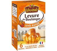 VAHINE - Levure De Boulanger Sachets 27G - Lot De 4