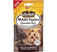 VAHINE Maxi Pépites Chocolat Noir 100g - Sublimez vos desserts avec des éclats intenses et gourmands- Lot De 4