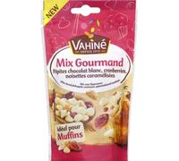 Vahiné Mix Gourmand Pépites chocolat blanc, cranberries, noisettes 100g