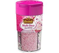 VAHINE Multi Décor Fantasy, décorez vos desserts avec des paillettes et étoiles en sucre - 130g, idéal pour tous types de pâtisseries et gâteaux - Aide à la p - Lot De 3 - Vendu Par Lot