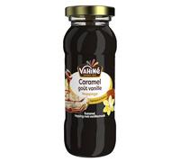 VAHINE - Nappage Crémeux Saveur Caramel Vanillé, Texture Fondante pour Desserts Gourmands, 210g - Lot De 4