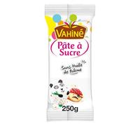 VAHINE - Pâte à Sucre Blanche, Texture Souple Idéale pour Décor Gourmand (Sachet 250g) - Lot de 3 - vendu par Lot