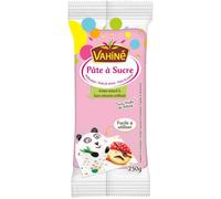 VAHINE - Pâte à Sucre Rose, Texture Souple pour Décorations Gourmandes et Créatives (250g) - Le Lot De 3