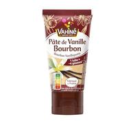 VAHINE Pâte de Vanille Bourbon - Format Tube 50g - Équivalent à 4 gousses de vanille - Fabriqué en France - Arôme naturel pour pâtisserie et desserts - Lot de 3