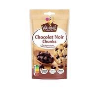 VAHINÉ - Pépites Chunks Chocolat Noir, 100G - Lot De 4