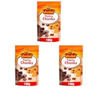 Vahiné Pépites Chunks, maxi pépites chocolat, super fondantes - Le sachet de 100g (Lot de 3)
