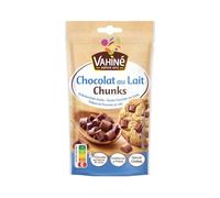 VAHINE Pépites de Chocolat au Lait - Chunks Spécial Cookies - Pur Beurre de Cacao - Format 100g - Conditionné en France - Lot de 3