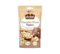 VAHINE - Pépites Gourmandes de Chocolat Blanc Fondant, Idéales pour Desserts et Pâtisseries (Sachet 100g) - Lot de 3 - vendu par Lot