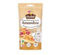 VAHINE - Préparation Gourmande pour Crème Amandine onctueuse et parfumée, Sachet 200g - Le Lot De 4