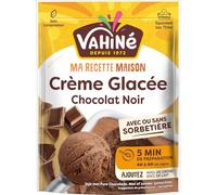 VAHINE - Préparation Gourmande Pour Crème Glacée Au Chocolat Noir, Texture Onctueuse, 210g - Lot De 3