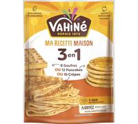 Vahine Préparation pour 3 en 1 : Crêpes/pancakes/gaufres 240 g x 8