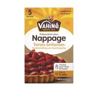 VAHINE Préparation pour Nappage Brillant - 5 sachets de 7 g - Pour Tartes et Entremets Maison - Conditionné en France - Lot de 4