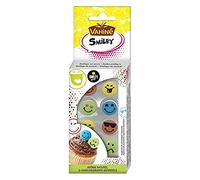 Vahiné Smiley 8 Smileys en Sucre Arôme Naturel & Sans Colorants Artificiels (lot de