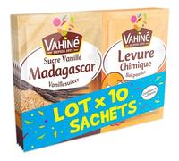 Vahiné Sucre vanillé Madagascar et levure Chimique x10 93g