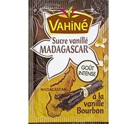 Vahiné Sucre Vanillé Madagascar Goût Intense à la Vanille Bourbon par 5 Sachets de 7,5g (lot de 5 soit 25 sachets)