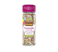 VAHINE - Vermicelles Colorés pour Décorer Vos Desserts, Texture Croquante et Saveur Gourmande (Flacon 65g) - Le Lot De 4