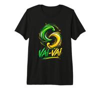 Vai Vai Chemise drôle de Combattant de Capoeira Roda T-Shirt Haut de Gamme