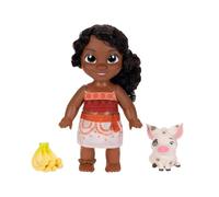 Vaiana 2 Disney - Coffret Figurines Petite sœur Simea et Le Cochon Pua - 27 Cm - Accessoires Inclus - Figurines Articulées - Ensemble Jouets - Aventures Polynsésiennes - Cadeau Enfants dès 3 Ans