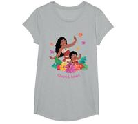 Vaiana and Simea Shared Heart T-Shirt, Fille, Gris Chiné, L