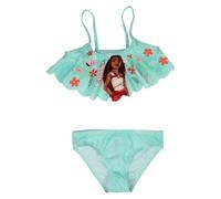 Vaiana, Bikini, Deux pièces, Fille, Enfant (3 à 8 Ans), Ensemble, Maillot de Bain, Bikini 2 pièce, Piscine, Plage, Baignade, été, modèle DIS VAI 5244C723 S1-7/8A, Vert