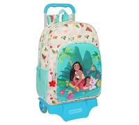 VAIANA - Grand sac à dos d'école avec chariot - Sac à dos pour enfant, adaptable au chariot - Idéal pour les enfants d'âge scolaire, confortable et polyvalent, qualité et résistance, 33 x 15 x 42 cm,