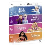 Vaiana, La Légende Du Bout Du Monde + La Reine Des Neiges + La Reine Des Neiges 2 + Raiponce - Coffret 4 Films