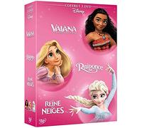 Vaiana, La Légende Du Bout Du Monde + Raiponce + La Reine Des Neiges - Pack